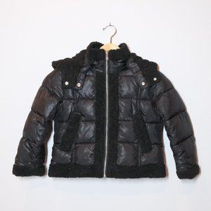 NWT Sam Edelman ​Little Girl’s Faux Sherpa Puffer Jacket